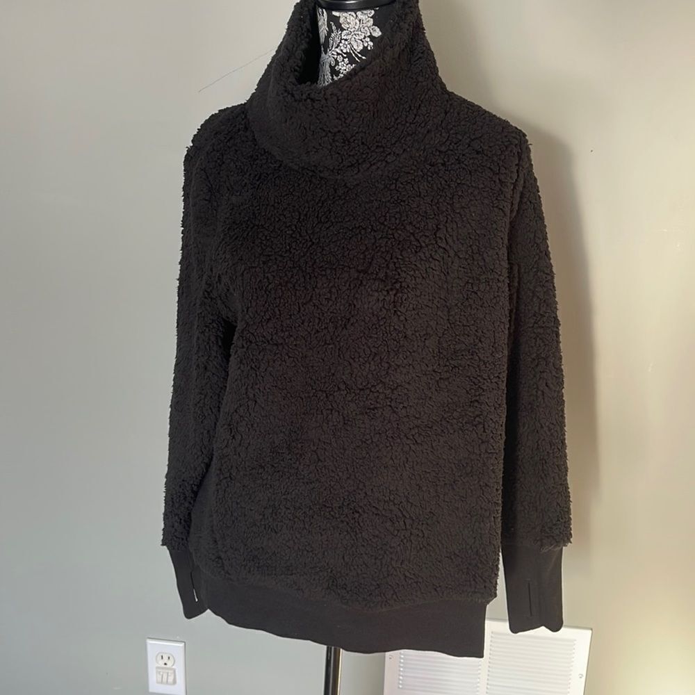 Andrew Marc Teddy Fleece Cozy Pullover NEW